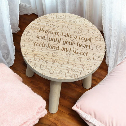 Custom Children’s Wooden Stool – Personalized, Playful, and Perfectly Themed Just for Your Child!