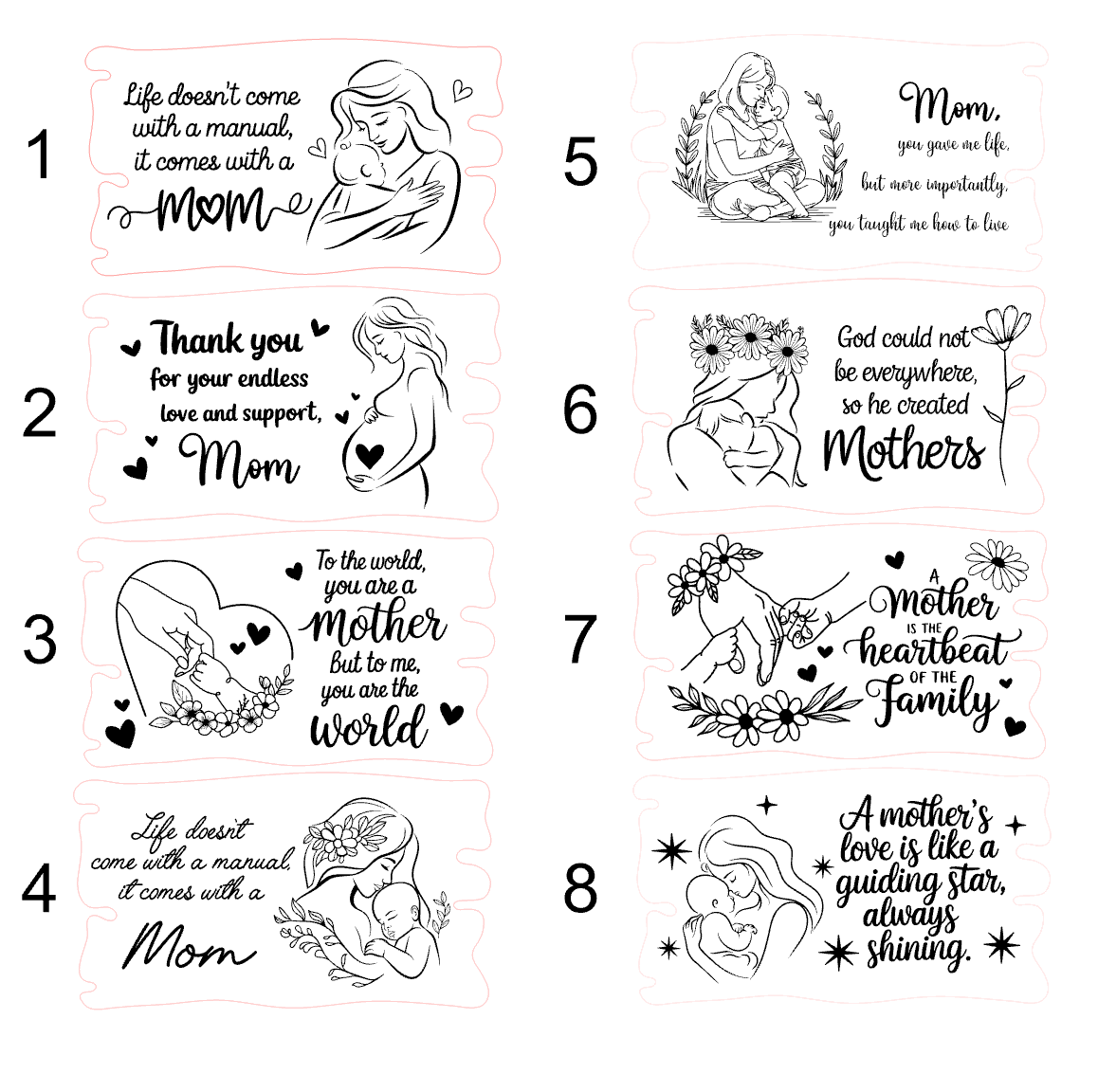 Celebrate Mom with a Heartfelt Touch – Mother’s Day Plaque with Easel Display