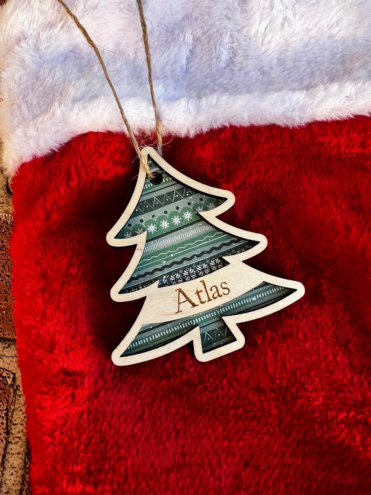 Christmas Tree Tag SVG