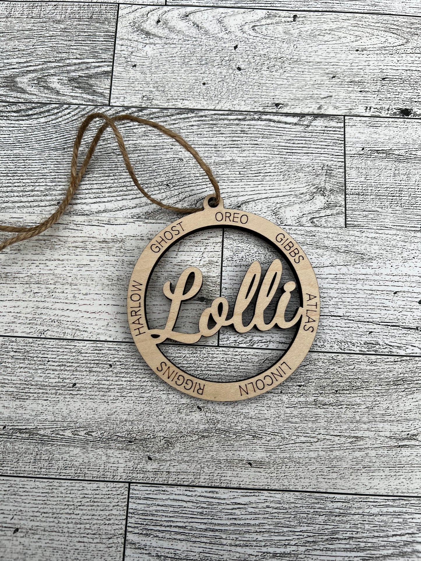 Custom Name Ornament