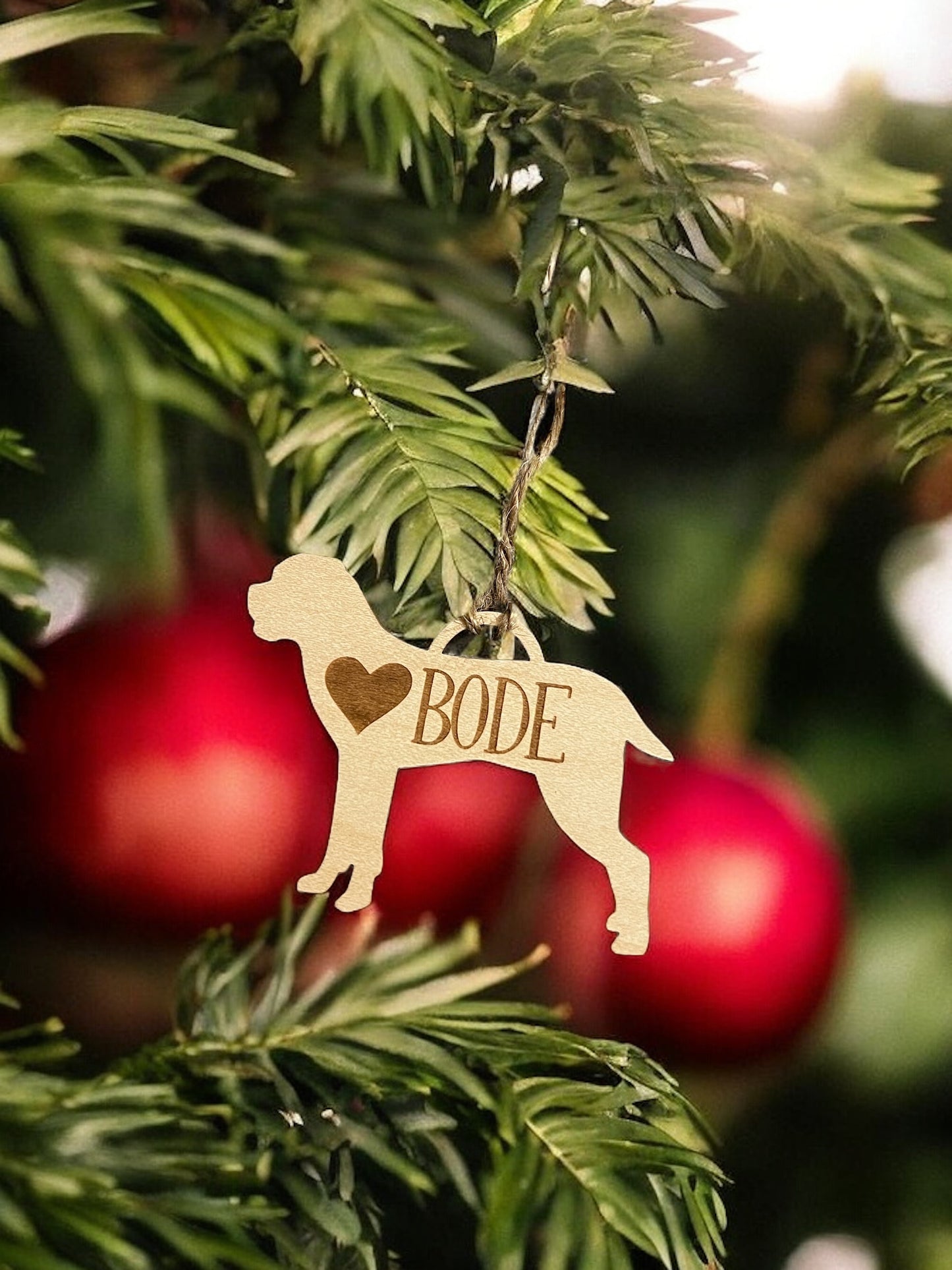 Custom Dog Ornament