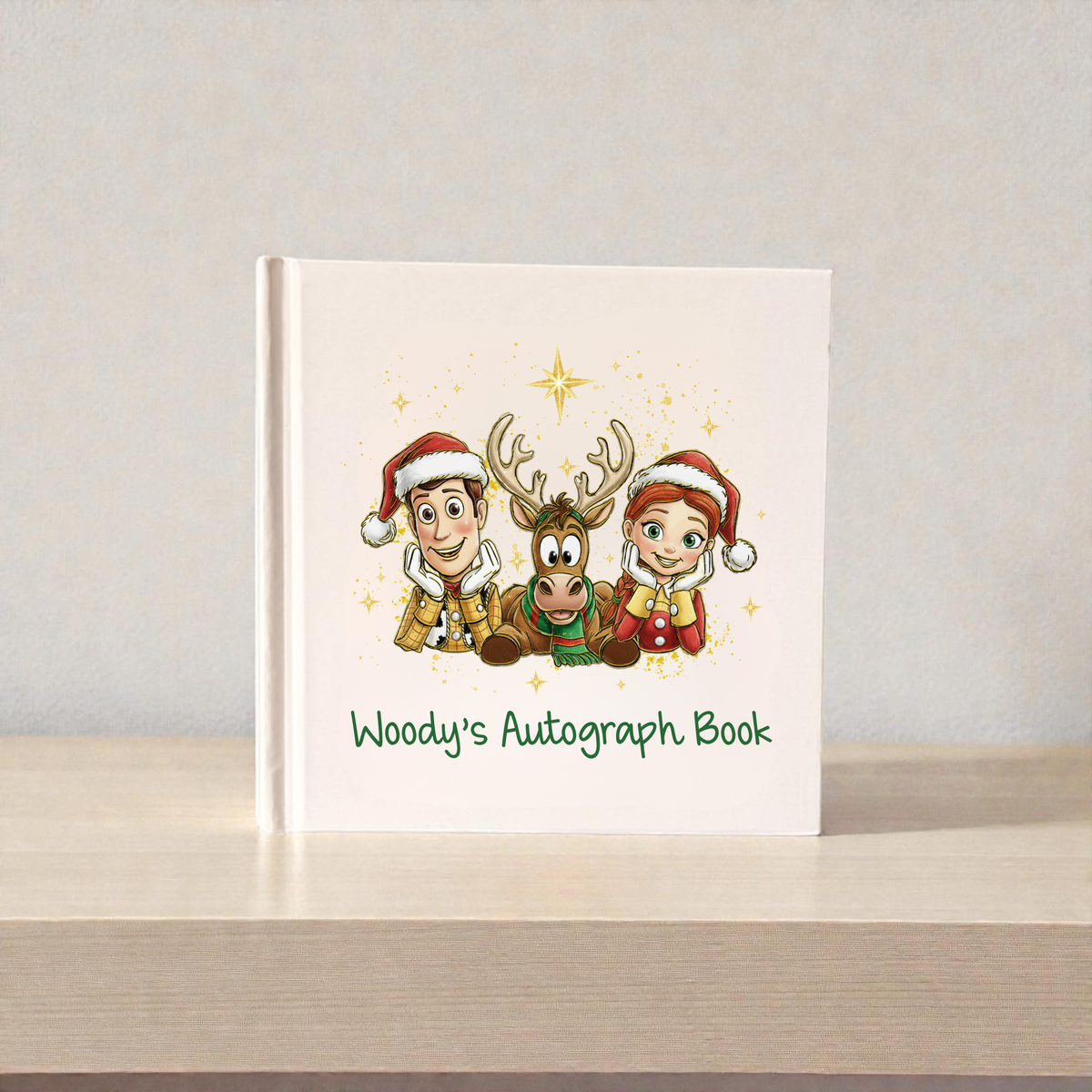 Personalized Toy Story Christmas Autograph Book