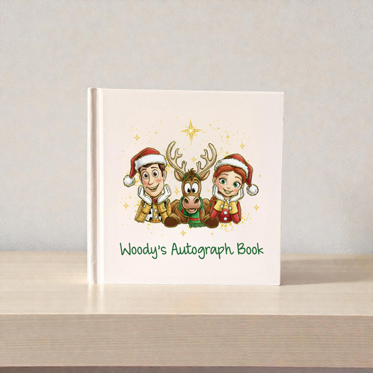 Personalized Toy Story Christmas Autograph Book