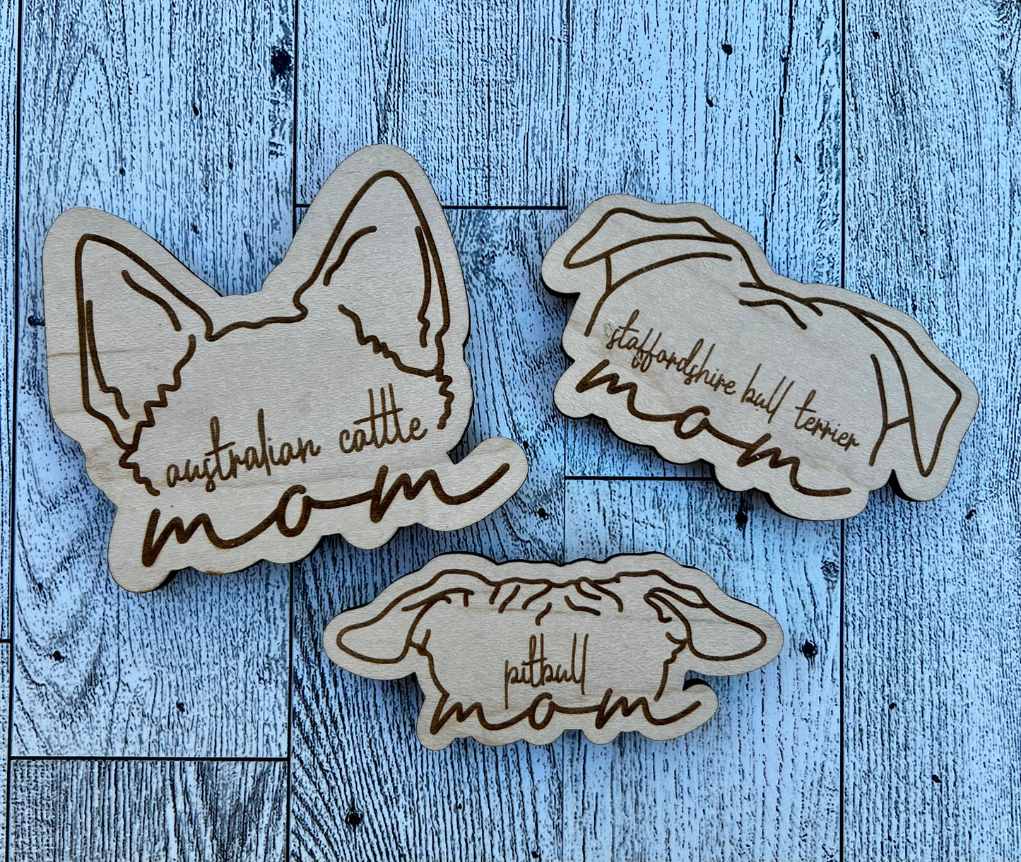 Dog Mom Magnets (125 options)