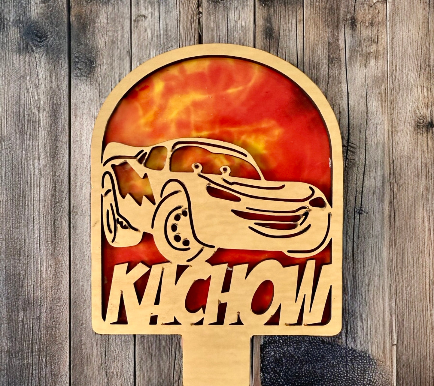 Lightning McQueen "Kachow" Nightlight – Speed & Style for Any Room!