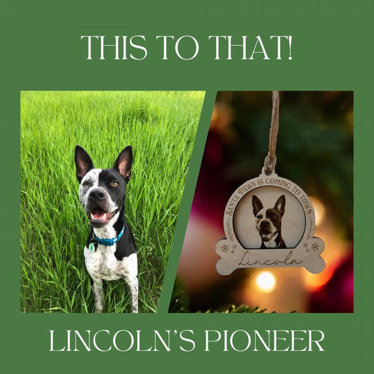 Custom Double-Layer Dog Ornament – Truly Personalized with Your Dog's Image!