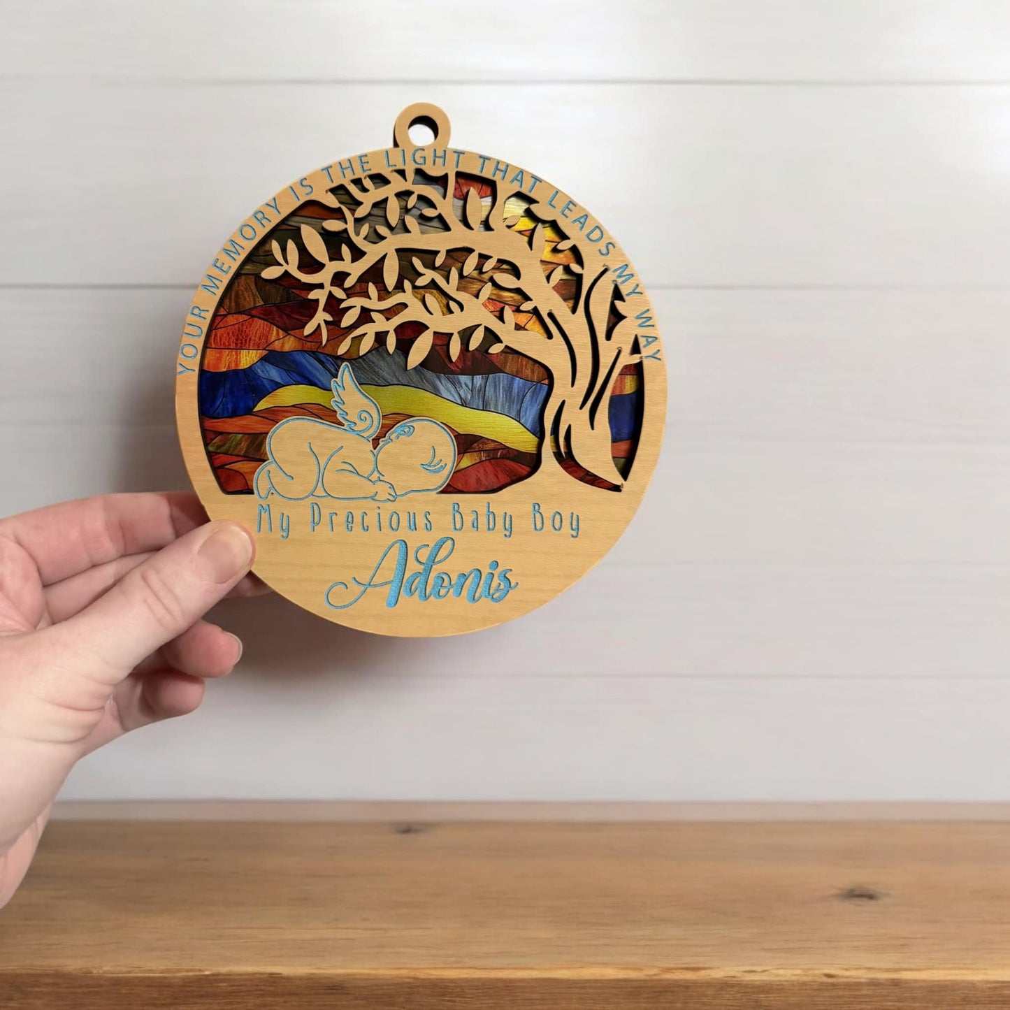 Baby Memorial Sun Catcher - A Beautiful Tribute to Your Little One