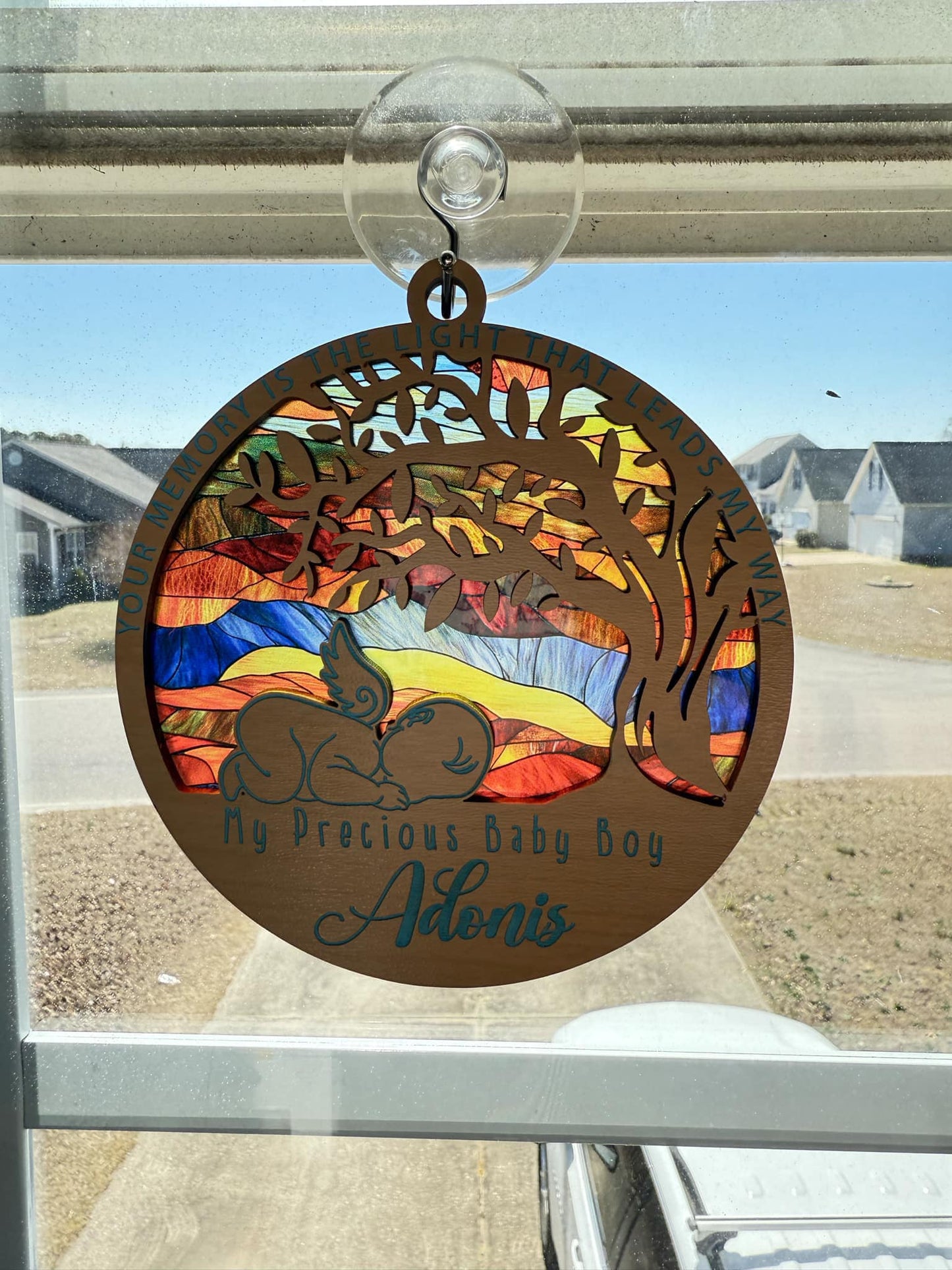 Baby Memorial Sun Catcher - A Beautiful Tribute to Your Little One
