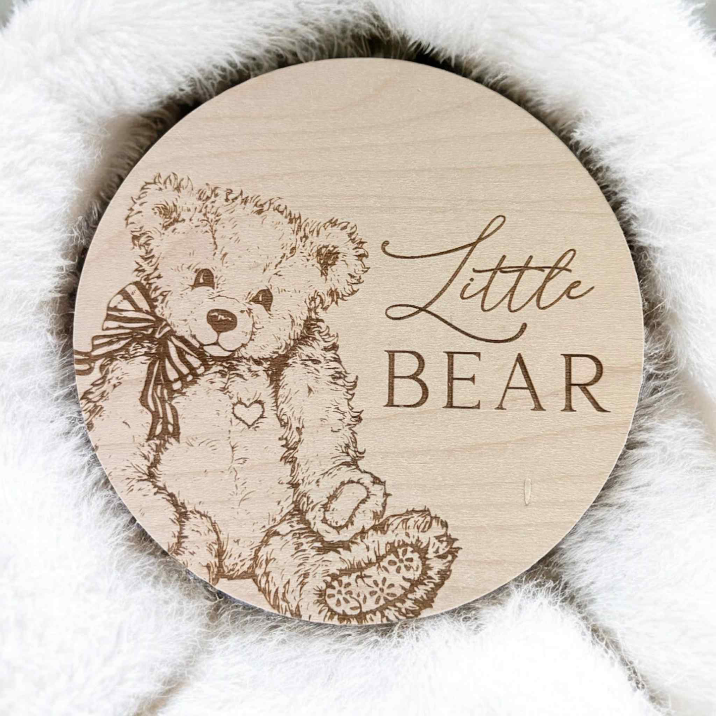 Vintage Teddy Bear Baby Announcement - A Timeless Way to Say "Hello, World!"