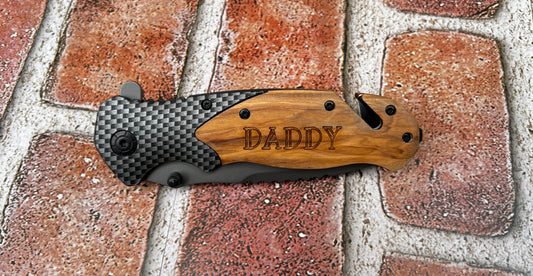 Custom Engraved Pocket Knife