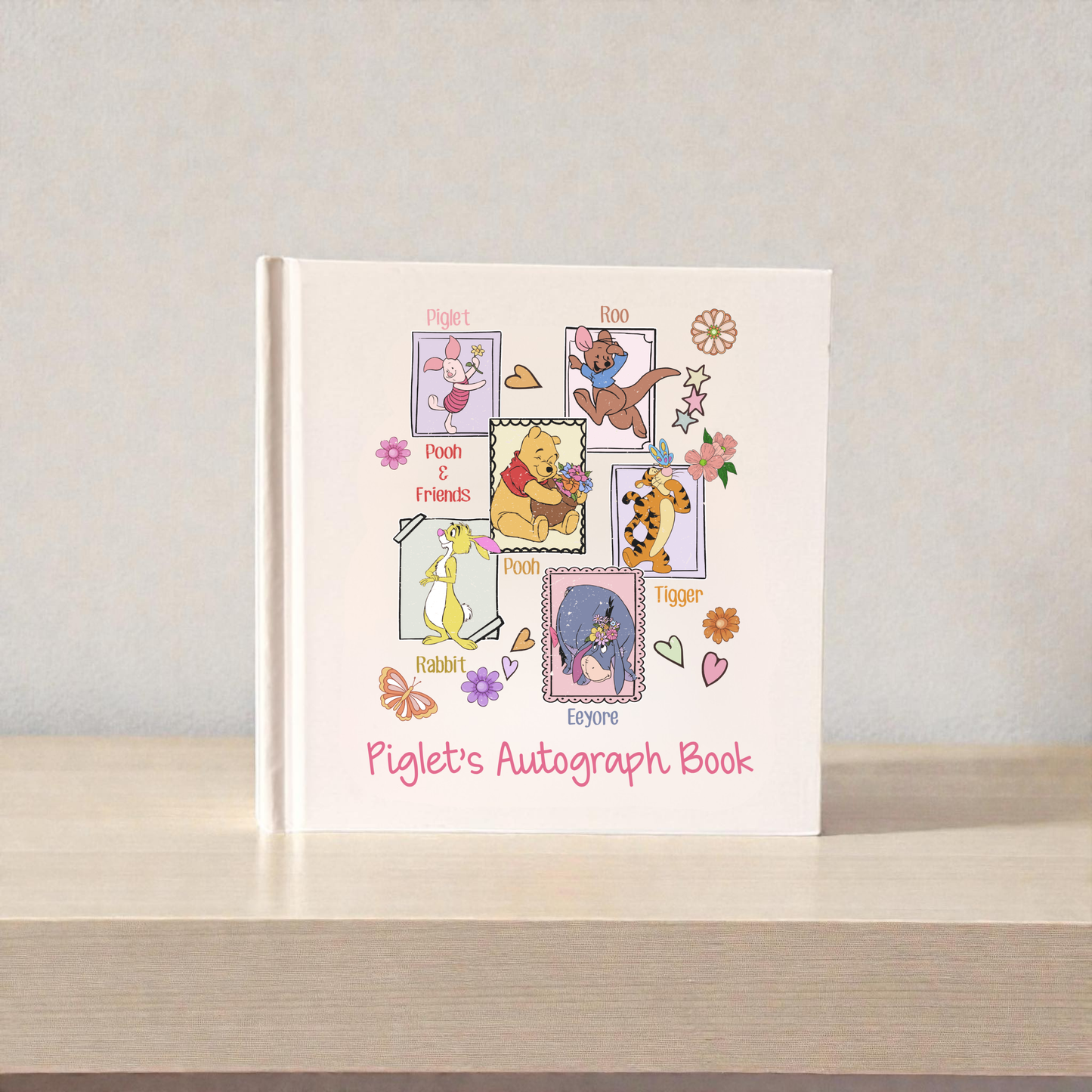 Personalized Winnie the Pooh & Friends Autograph Book | Hundred Acre Wood Vacation Keepsake
