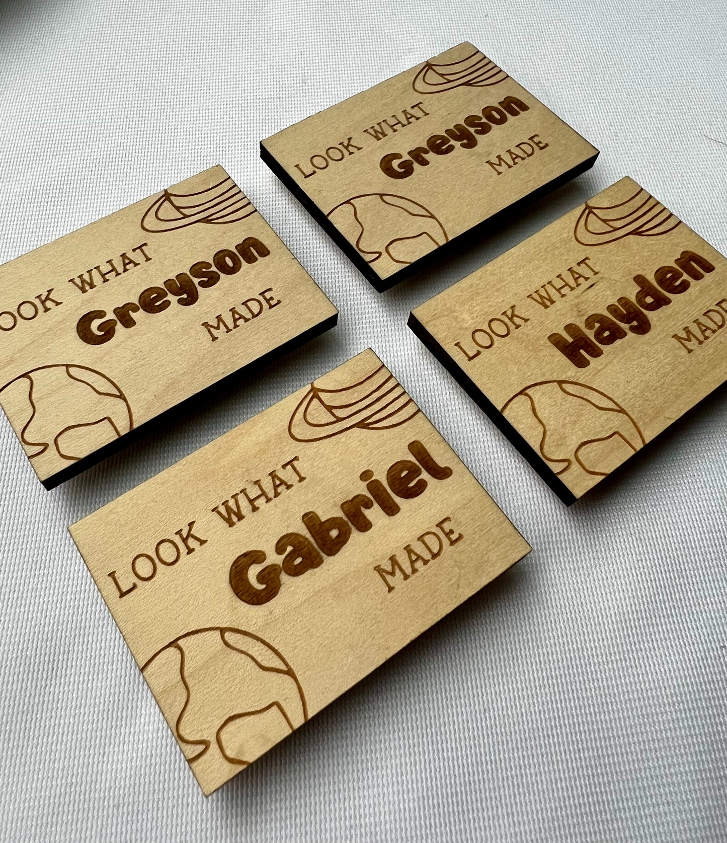 Space Look What ______ Made Magnet