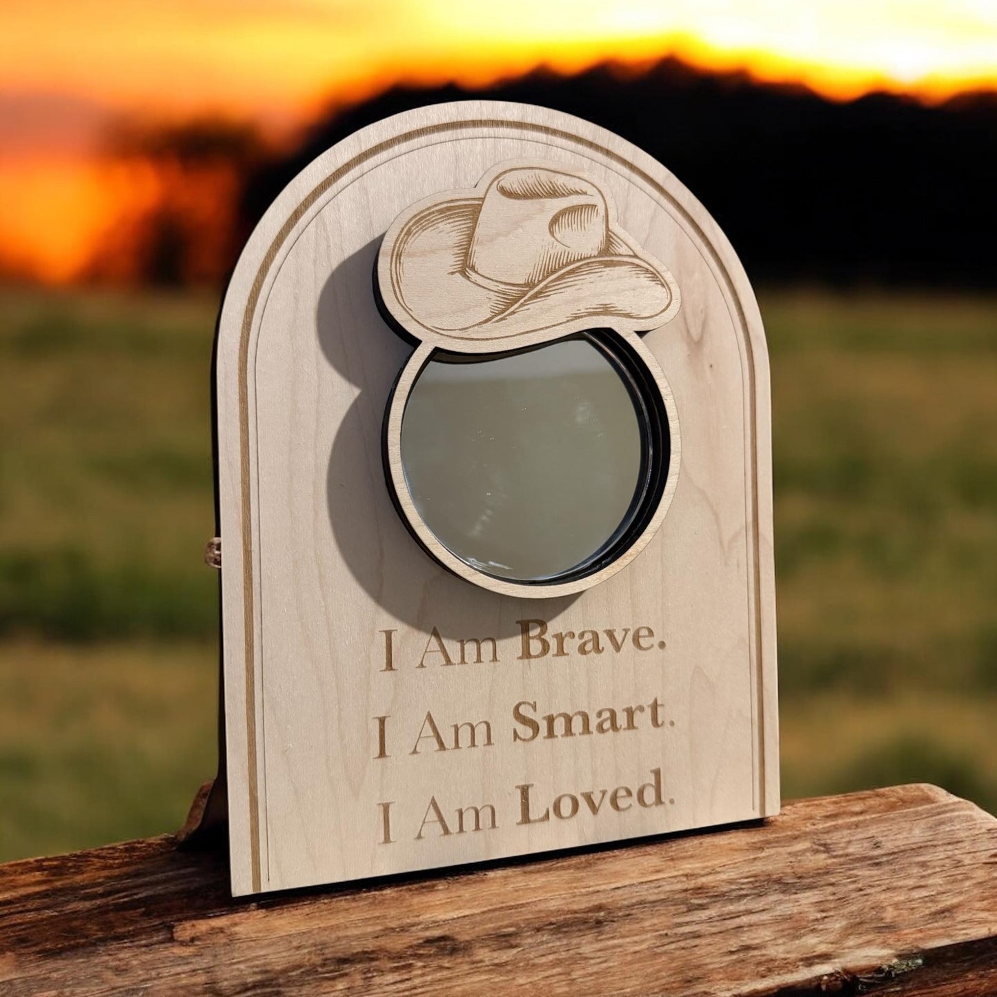 Custom Affirmation Mirror Board for Kids - Empower Their Reflection with Positivity!