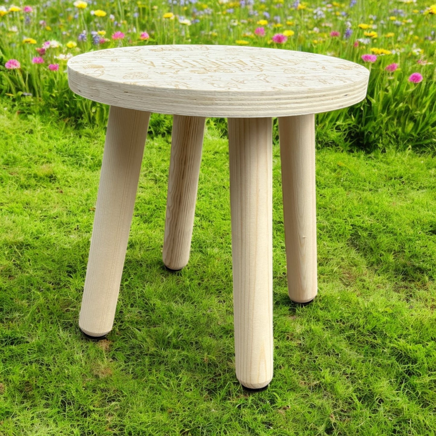 Custom Children’s Wooden Stool – Personalized, Playful, and Perfectly Themed Just for Your Child!