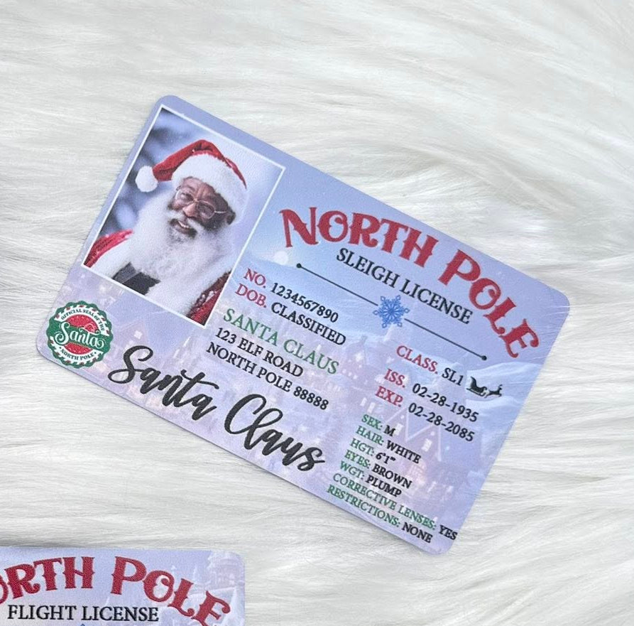 Double-Sided Santa License – A Magical Christmas Morning Surprise!