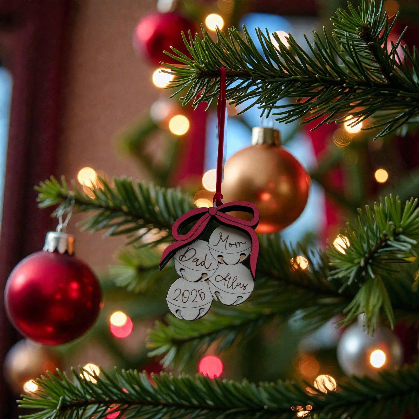 Personalized Jingle Bells Family Ornament