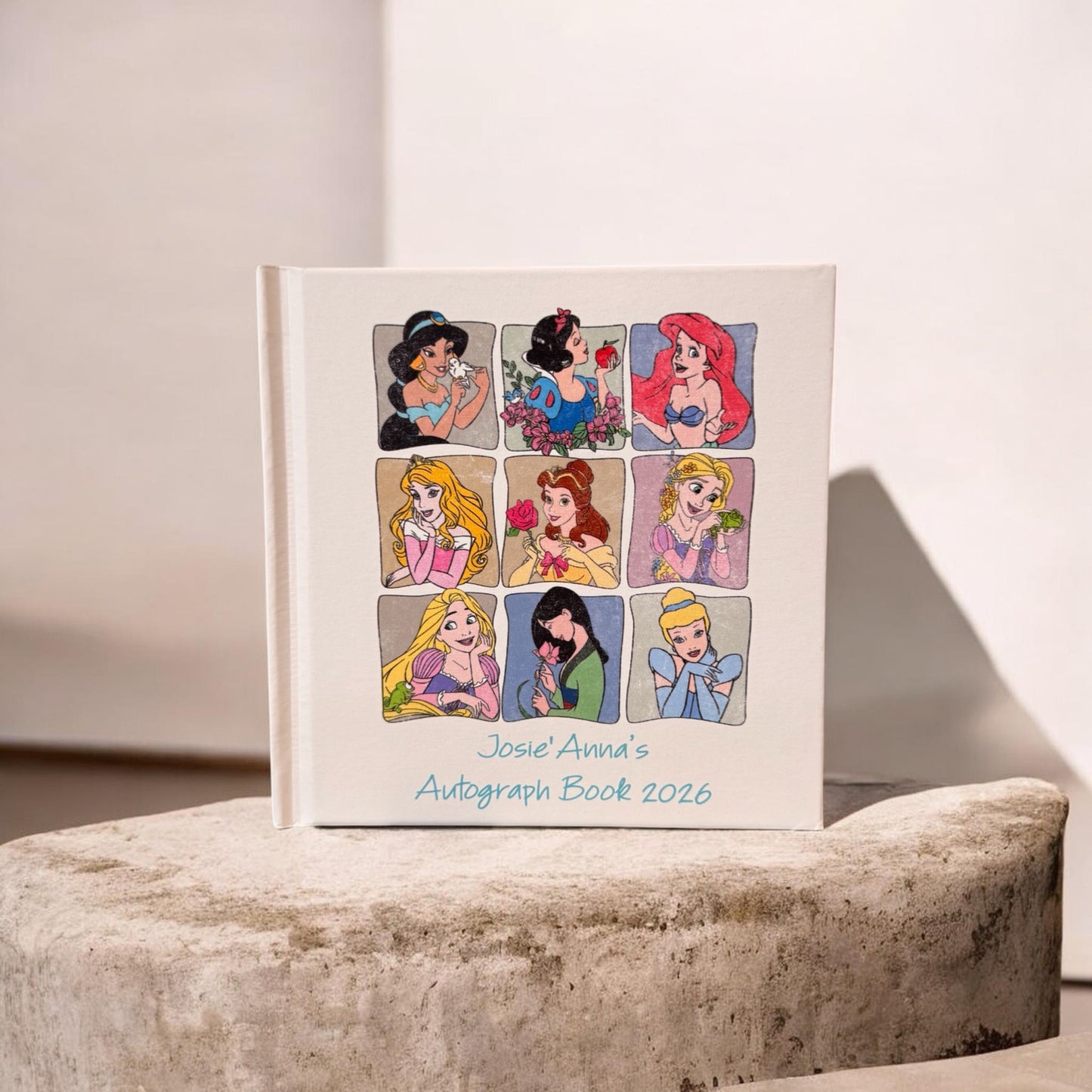 Personalized Disney Princess Autograph Book