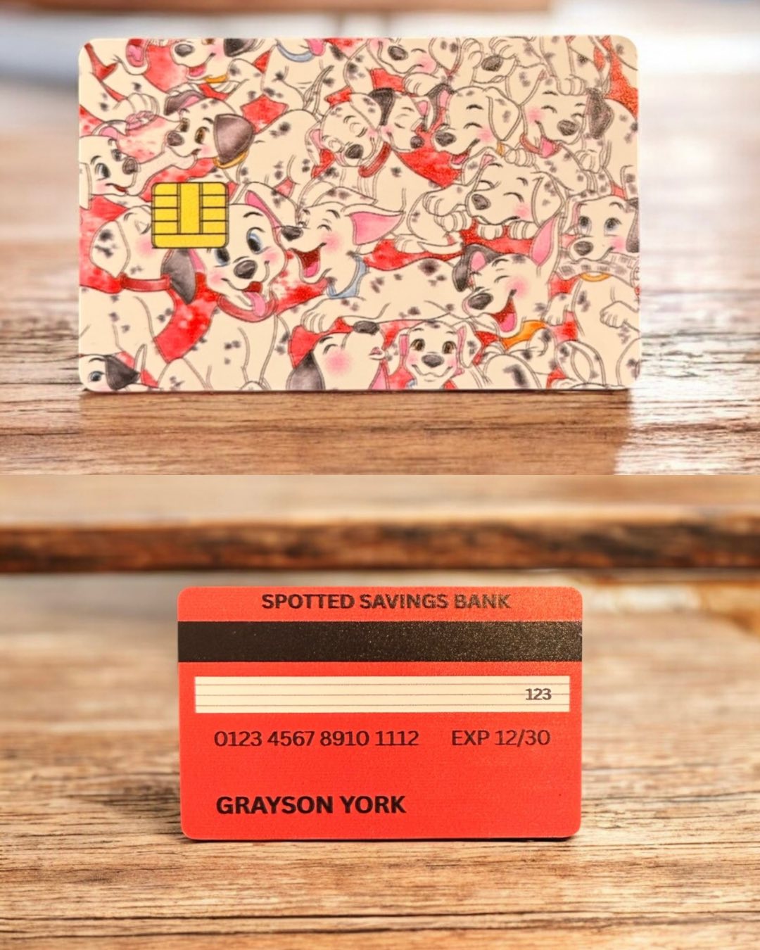 Custom Full-Color Play Credit Card for Kids – Double-Sided & Durable