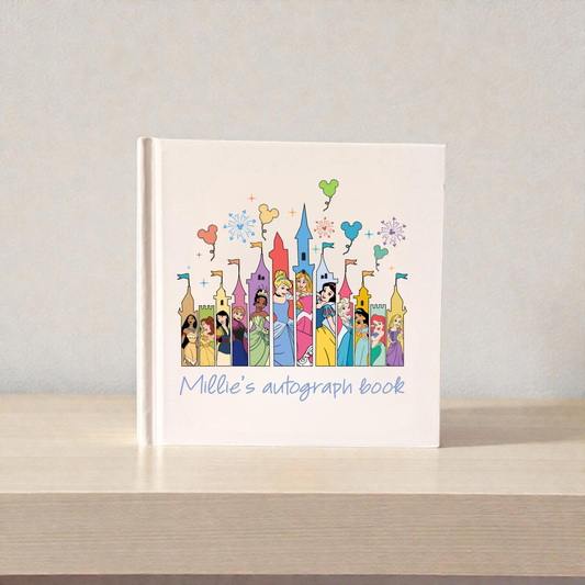 Personalized Princess Castle Autograph Book