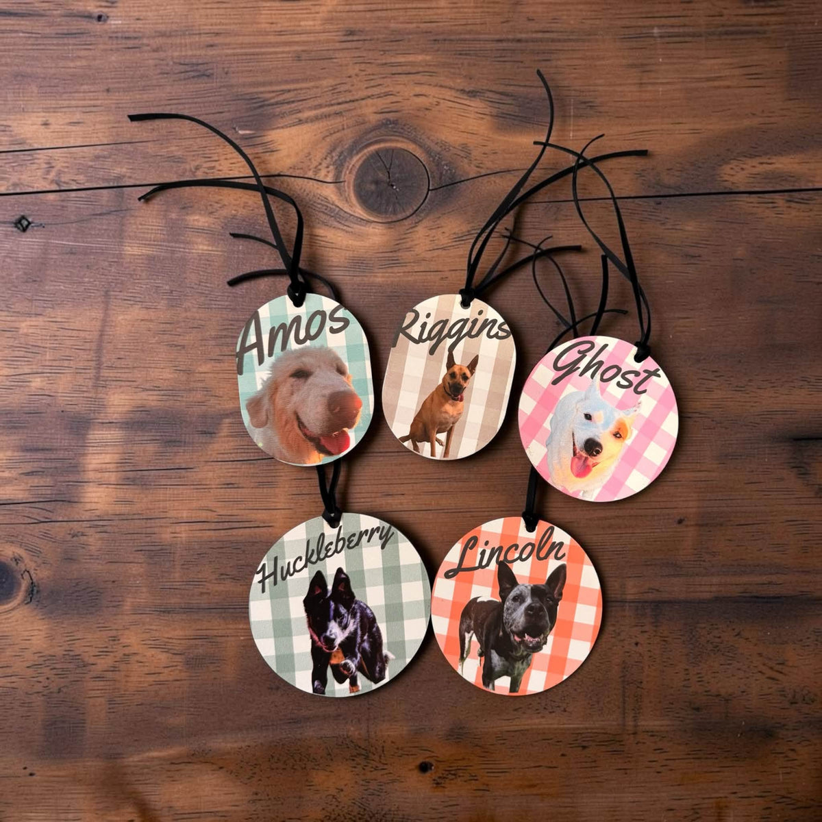 Paws in Plaid Custom Pet Photo Keepsake