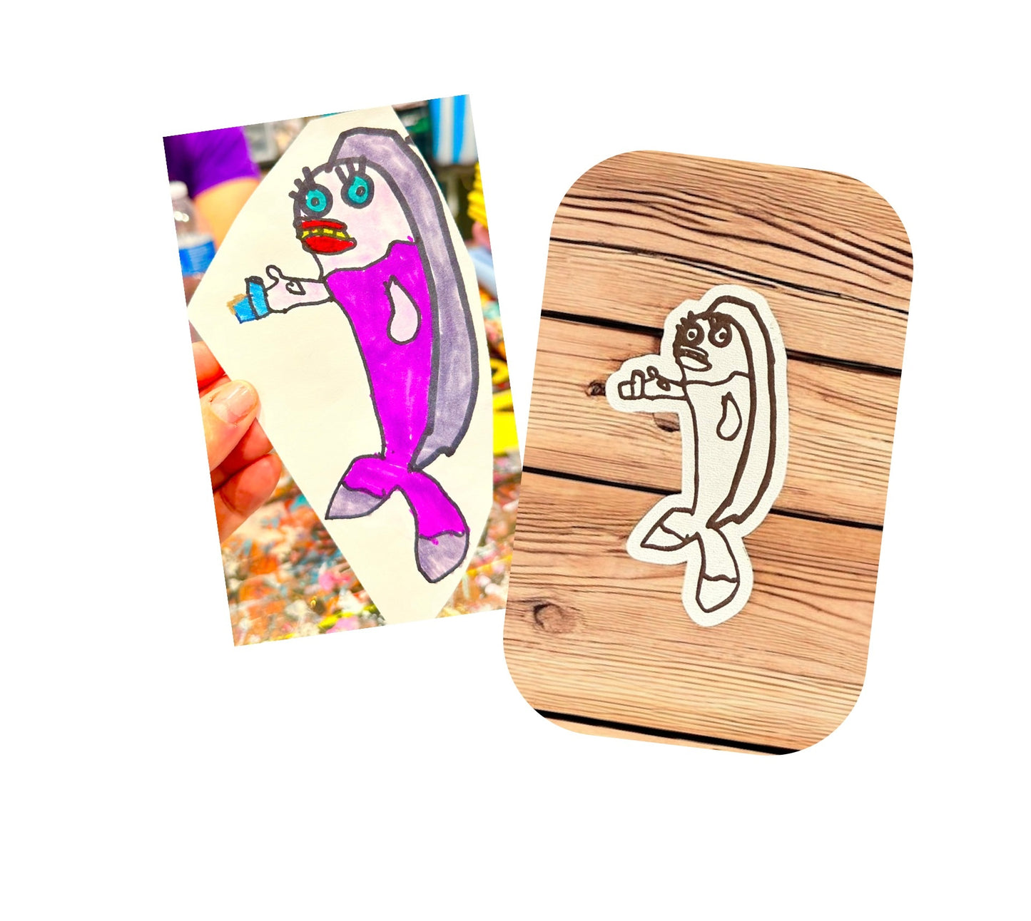 Custom Kid's Art Magnets - Turn Your Child's Creativity into Keepsakes!