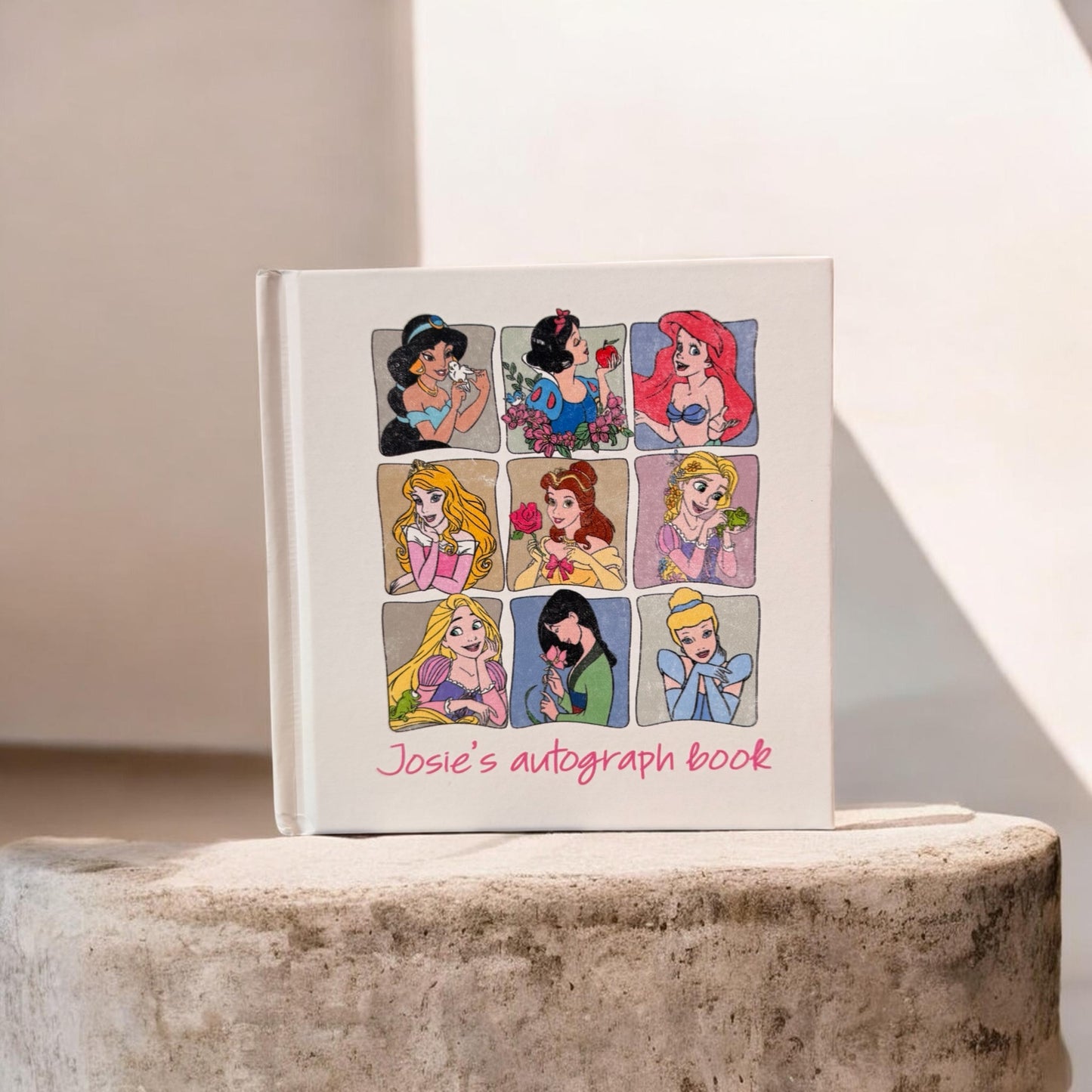 Personalized Disney Princess Autograph Book