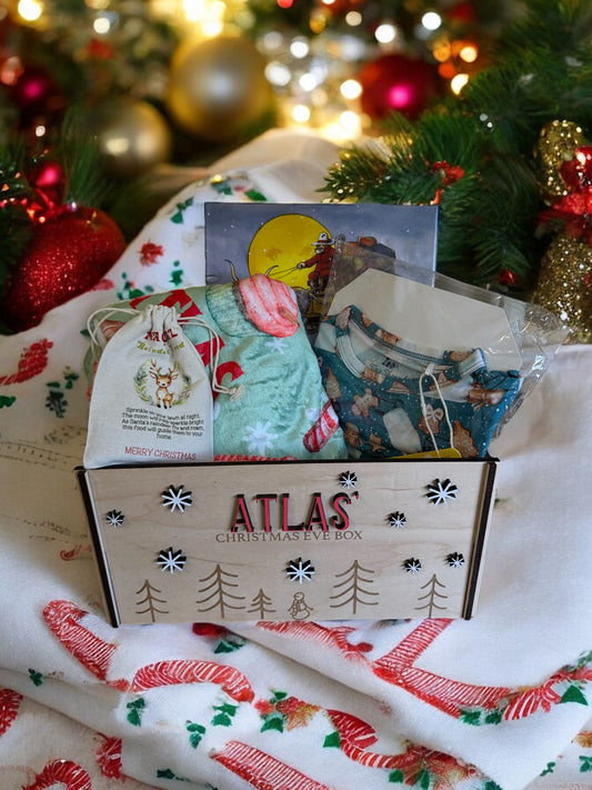 Custom Christmas Eve Wood Box – Personalized with Your Child's Name