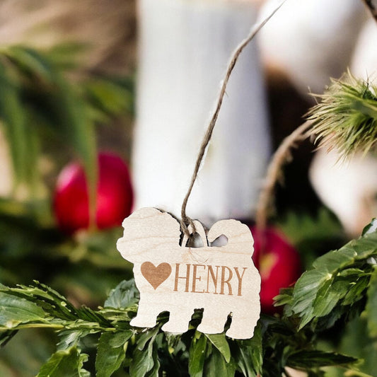 Custom Dog Ornament – Christmas in July Fundraiser for Joey’s Paws