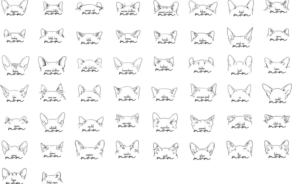 Custom Cat Magnet (50 Options)