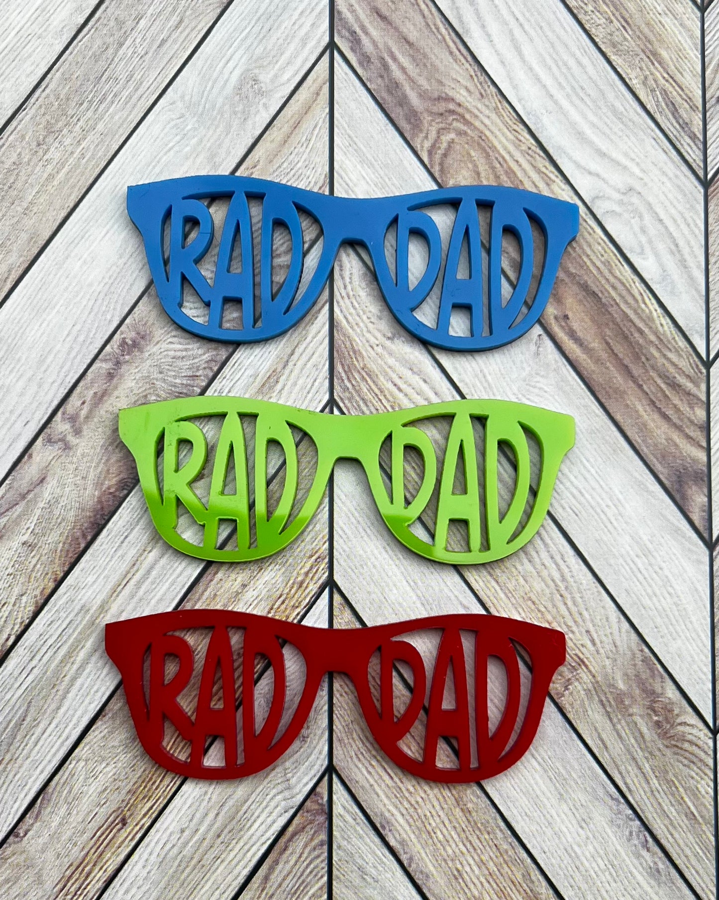 "Rad Dad" Photo Frame - Celebrate Dad's Cool Factor with Style!