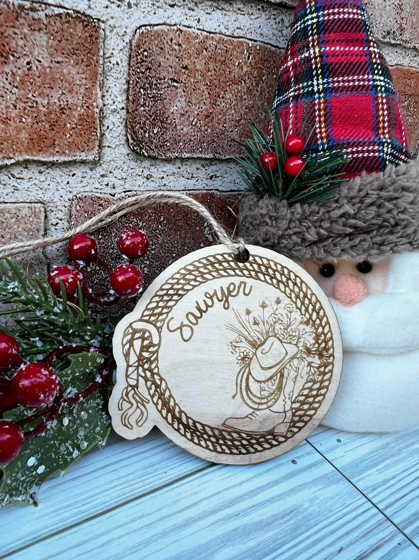 Cowgirl Ornament