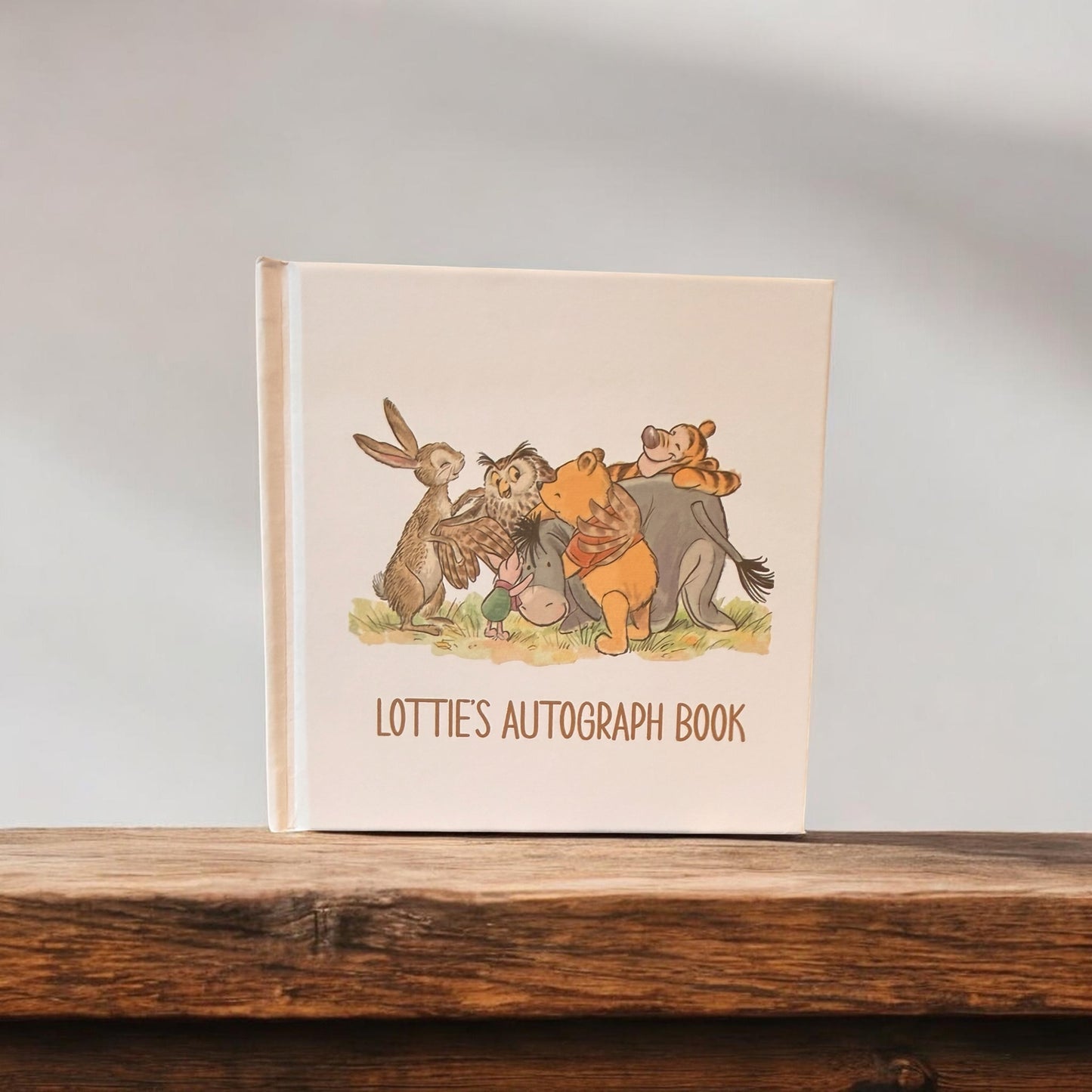 Vintage Winnie the Pooh Character Autograph Book