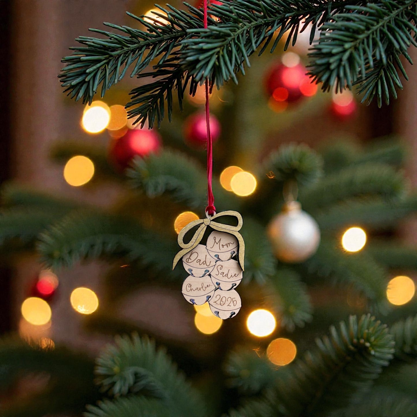 Personalized Jingle Bells Family Ornament