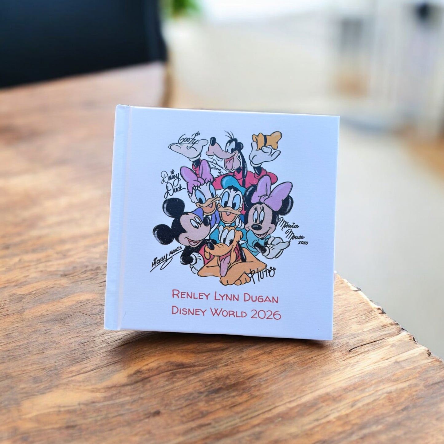 Custom Disney Autograph Book – Featuring the Sensational Six