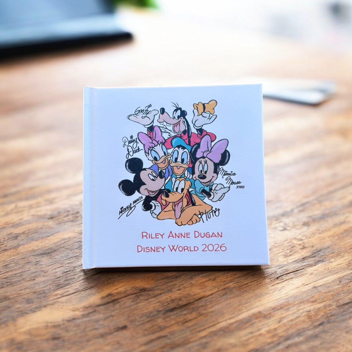 Custom Disney Autograph Book – Featuring the Sensational Six