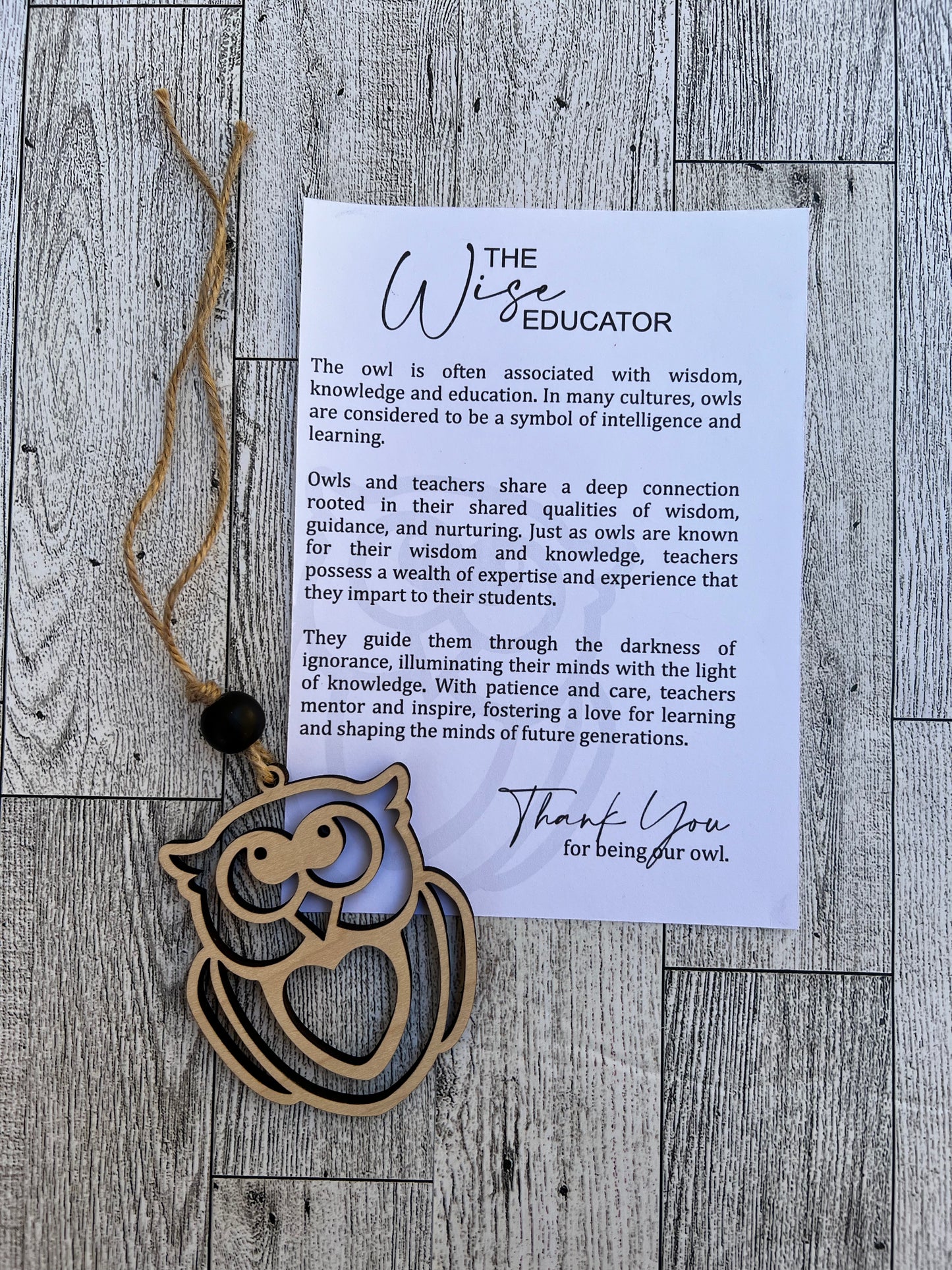 The Wise Educator Ornament Fundraiser