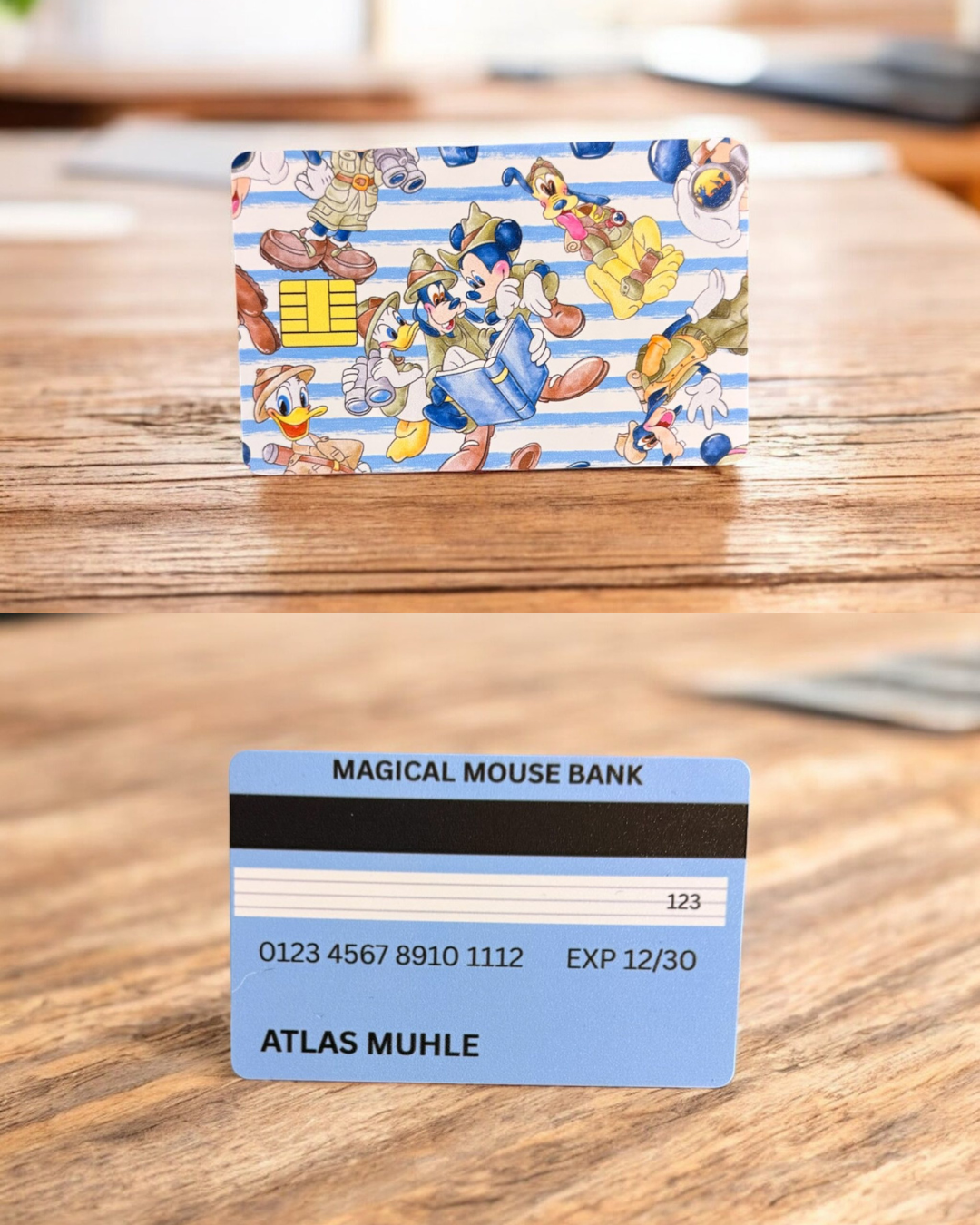 Custom Full-Color Play Credit Card for Kids – Double-Sided & Durable