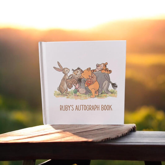 Magical Character Autograph Book • Theme Park Signature Book • Personalized Keepsake for Vacations & Meet-and-Greets