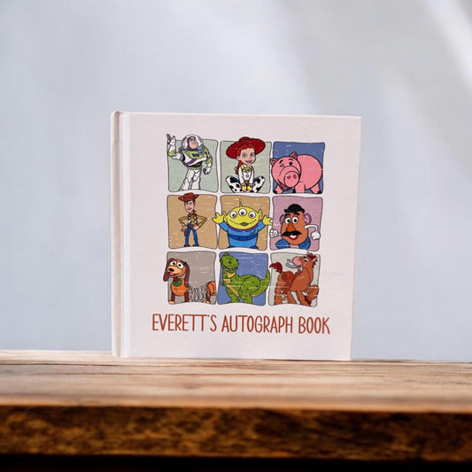 Personalized Toy Story Autograph Book • Theme Park Keepsake, Vacation Memory Book