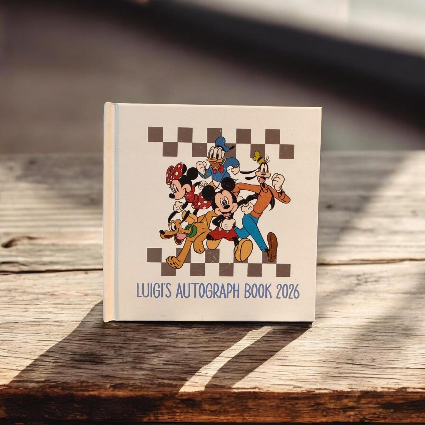 Disney Personalized Magical Character Autograph Book • Theme Park Signature Book • Personalized Keepsake for Vacations & Meet-and-Greets