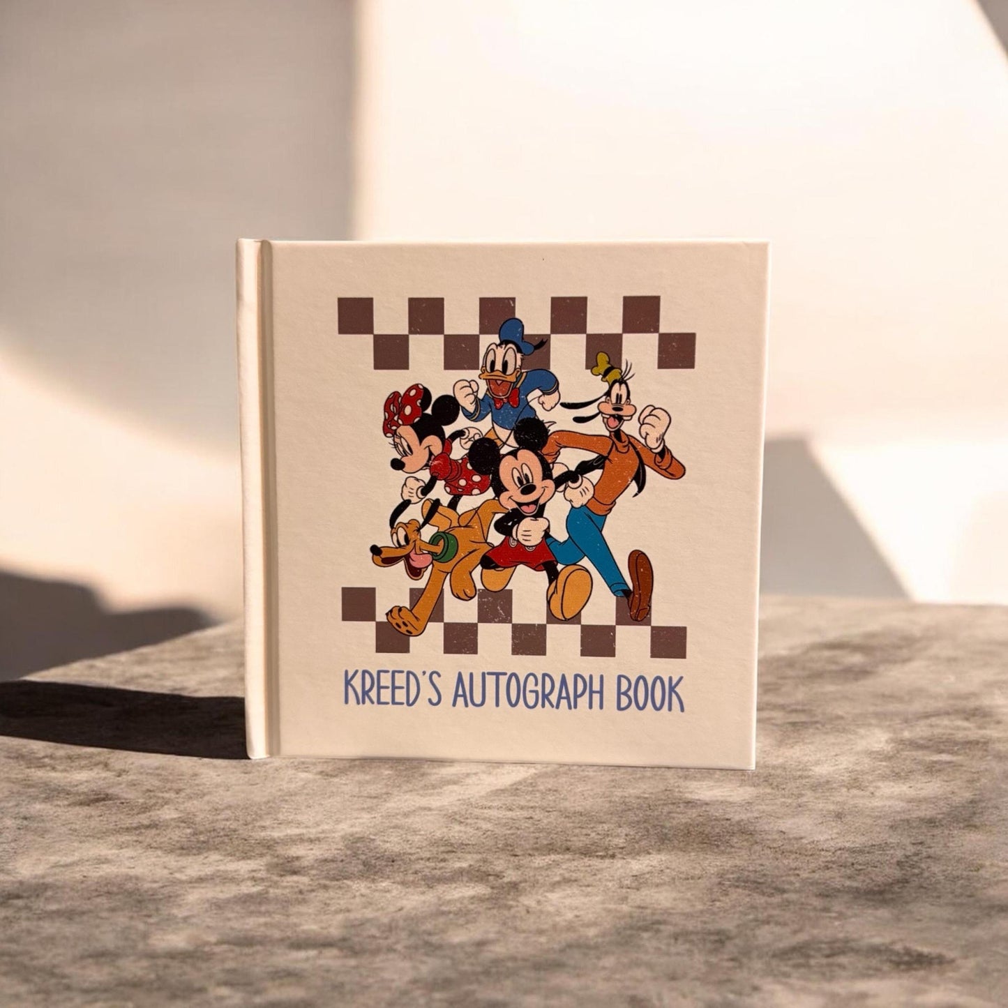 Disney Personalized Magical Character Autograph Book • Theme Park Signature Book • Personalized Keepsake for Vacations & Meet-and-Greets