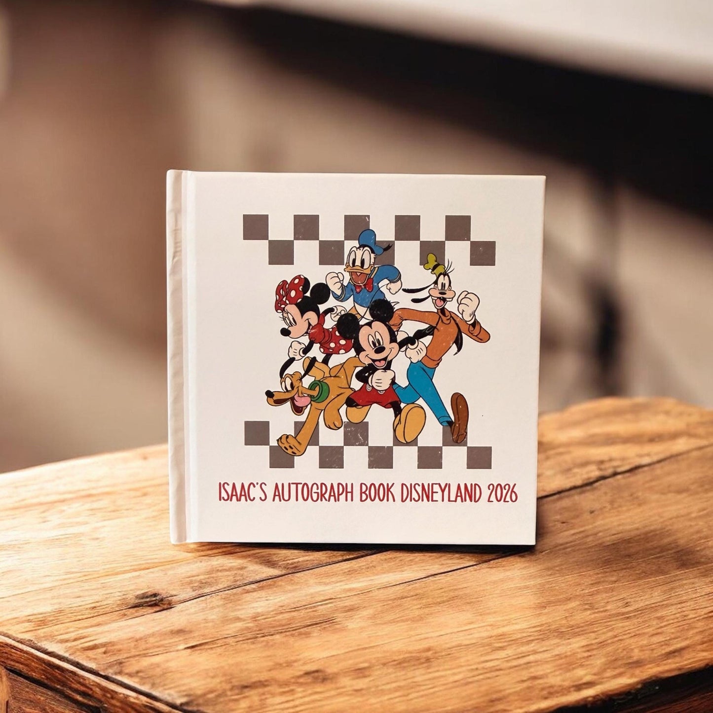 Disney Personalized Magical Character Autograph Book • Theme Park Signature Book • Personalized Keepsake for Vacations & Meet-and-Greets