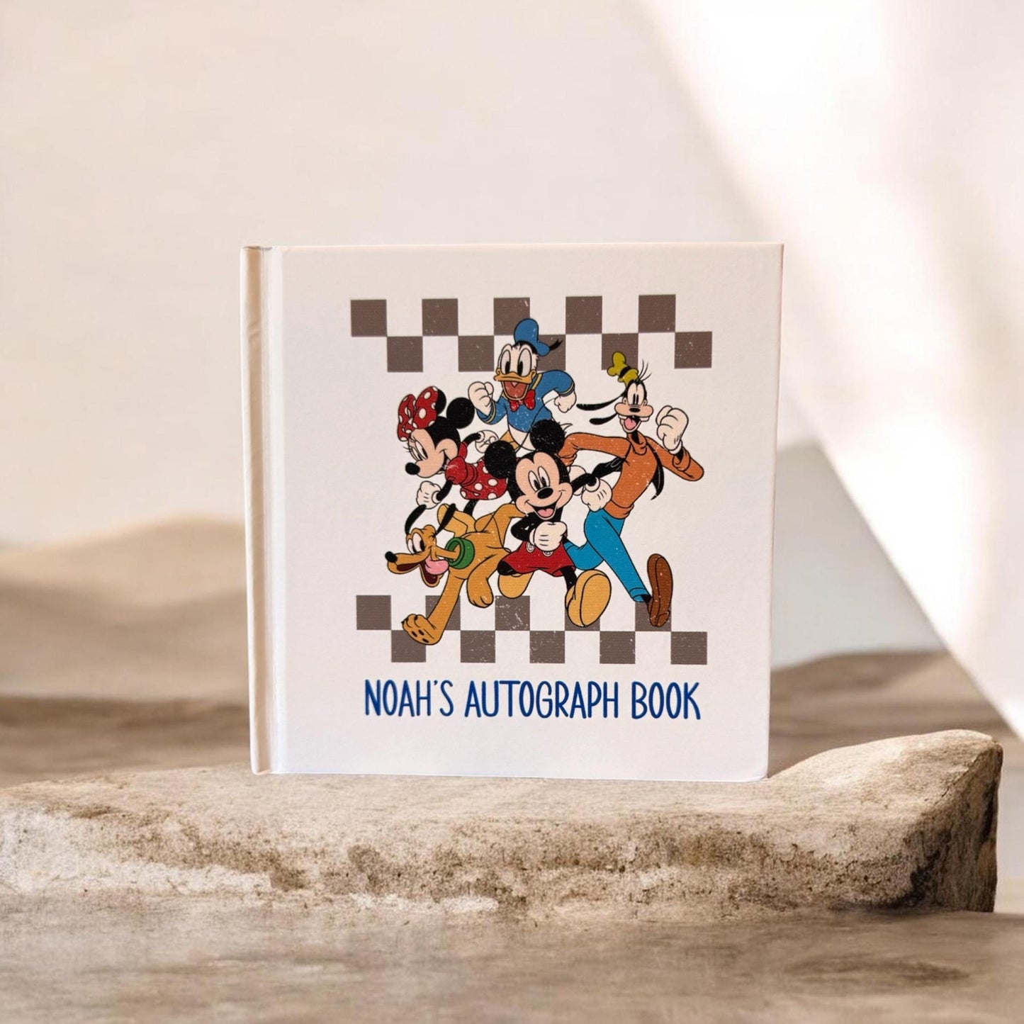 Disney Personalized Magical Character Autograph Book • Theme Park Signature Book • Personalized Keepsake for Vacations & Meet-and-Greets