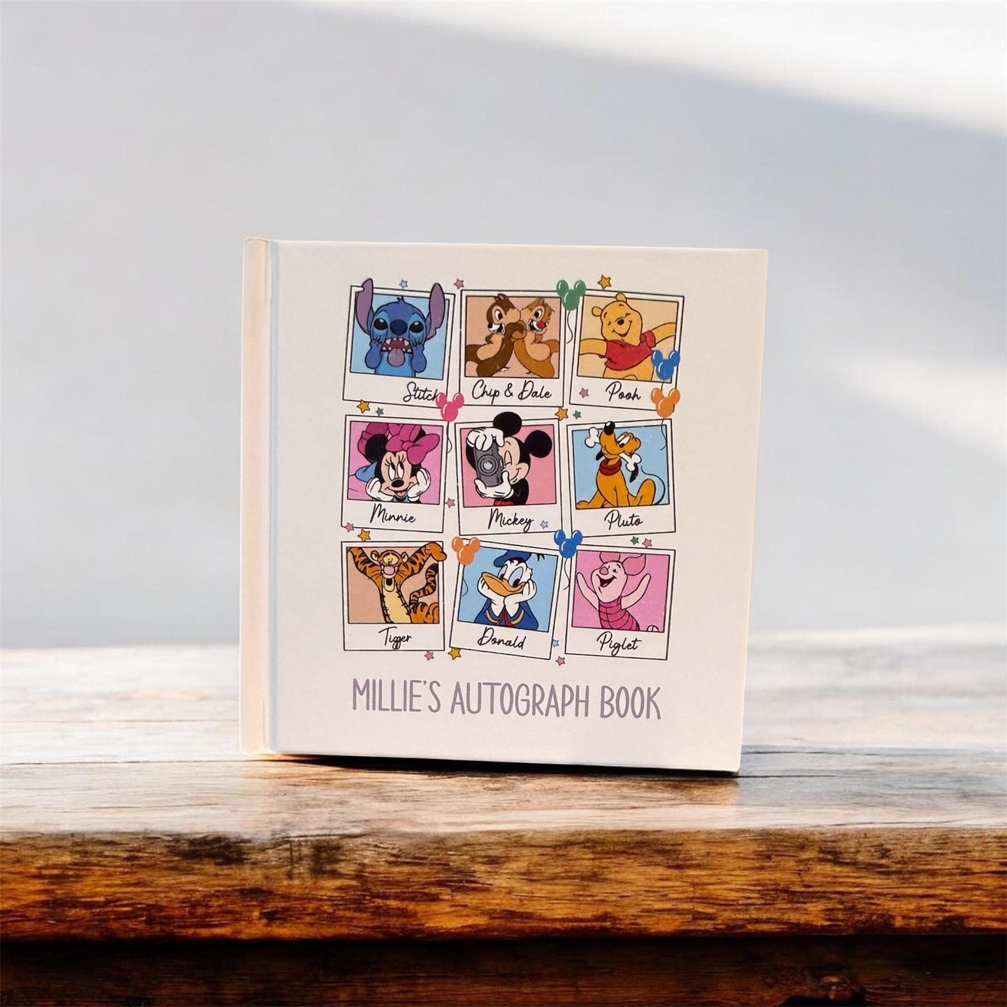 Magical Character Autograph Book • Theme Park Signature Book • Personalized Keepsake for Vacations & Meet-and-Greets