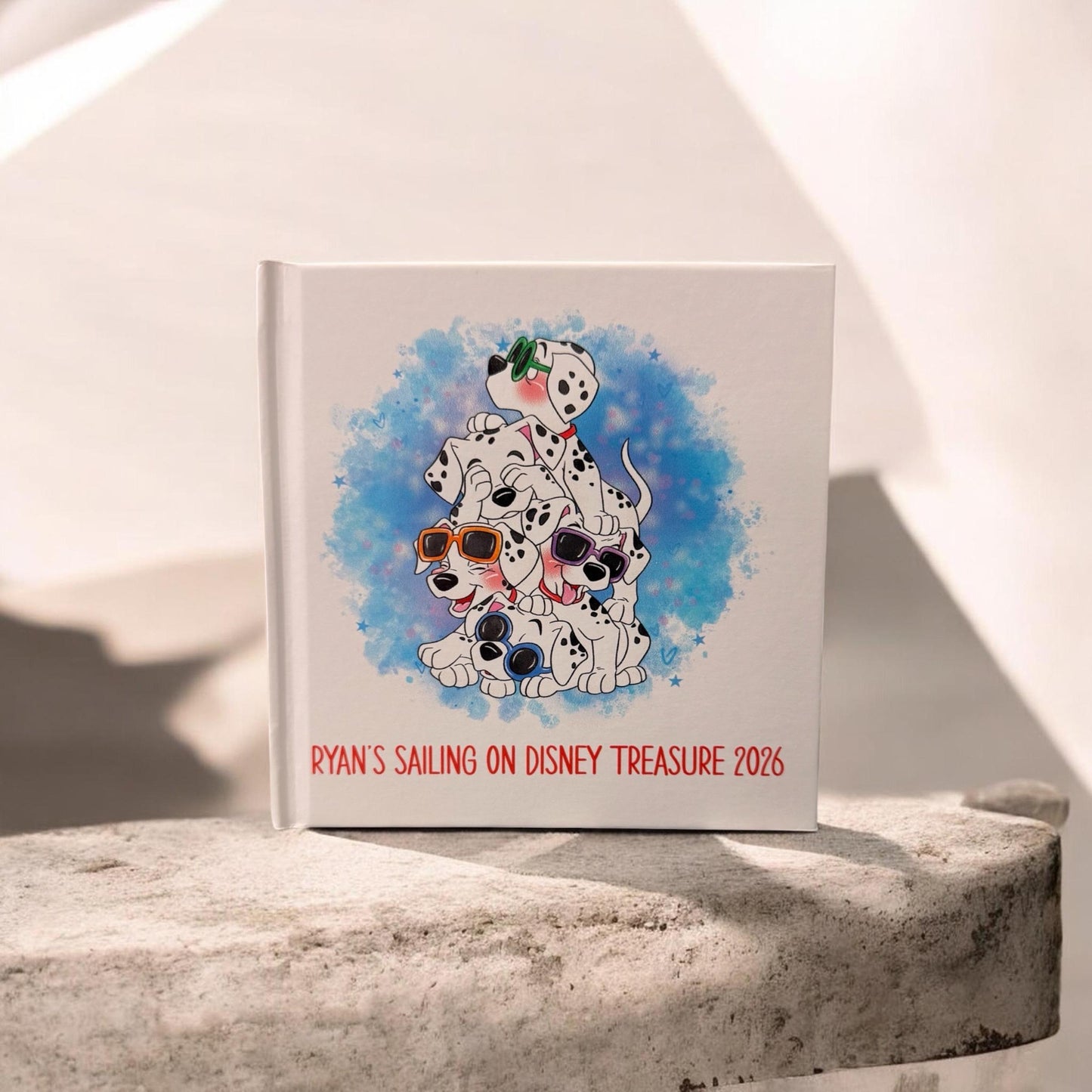 Personalized 101 Dalmatians Autograph Book – Custom Name Disney Trip Signature Book, Dalmatian Puppy Keepsake for Kids