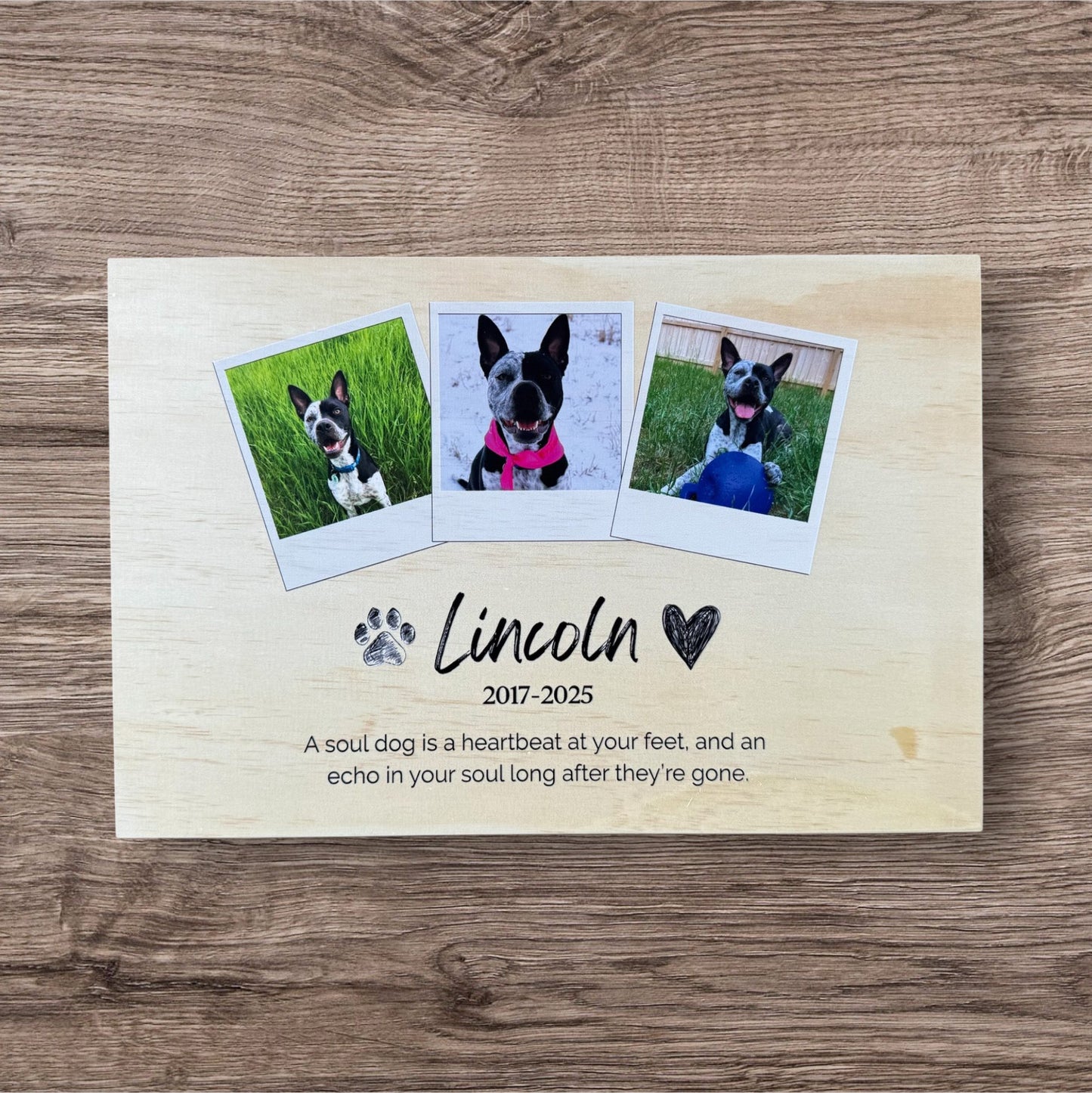 Custom Pet Memorial Keepsake Box – Honor Your Beloved Companion
