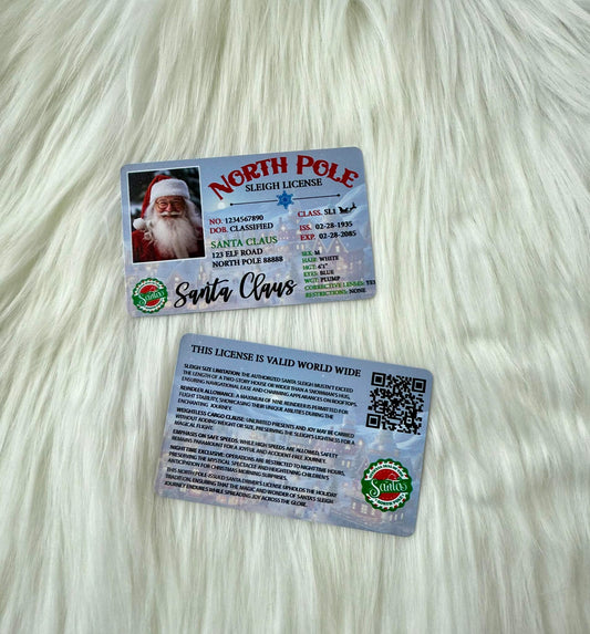 Double-Sided Santa License – A Magical Christmas Morning Surprise!