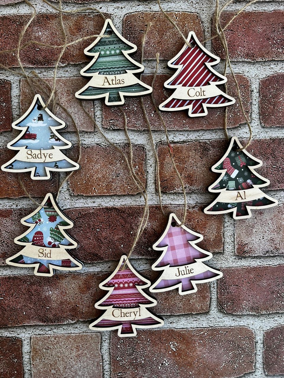 Christmas Tree Tag SVG