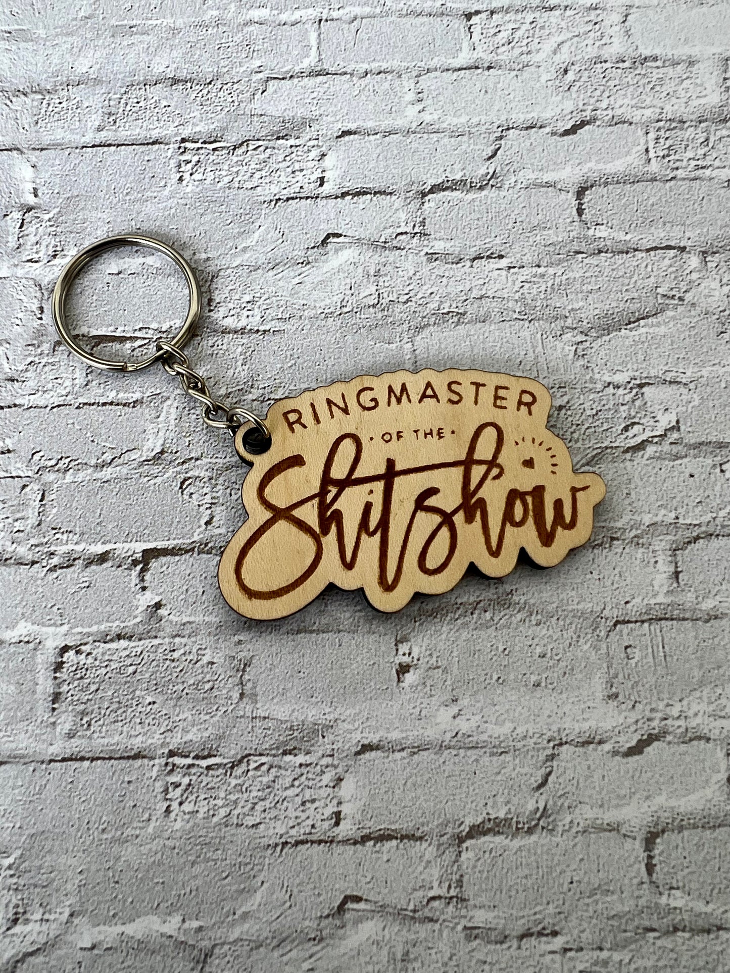 Ringmaster of the Shitshow Keychain