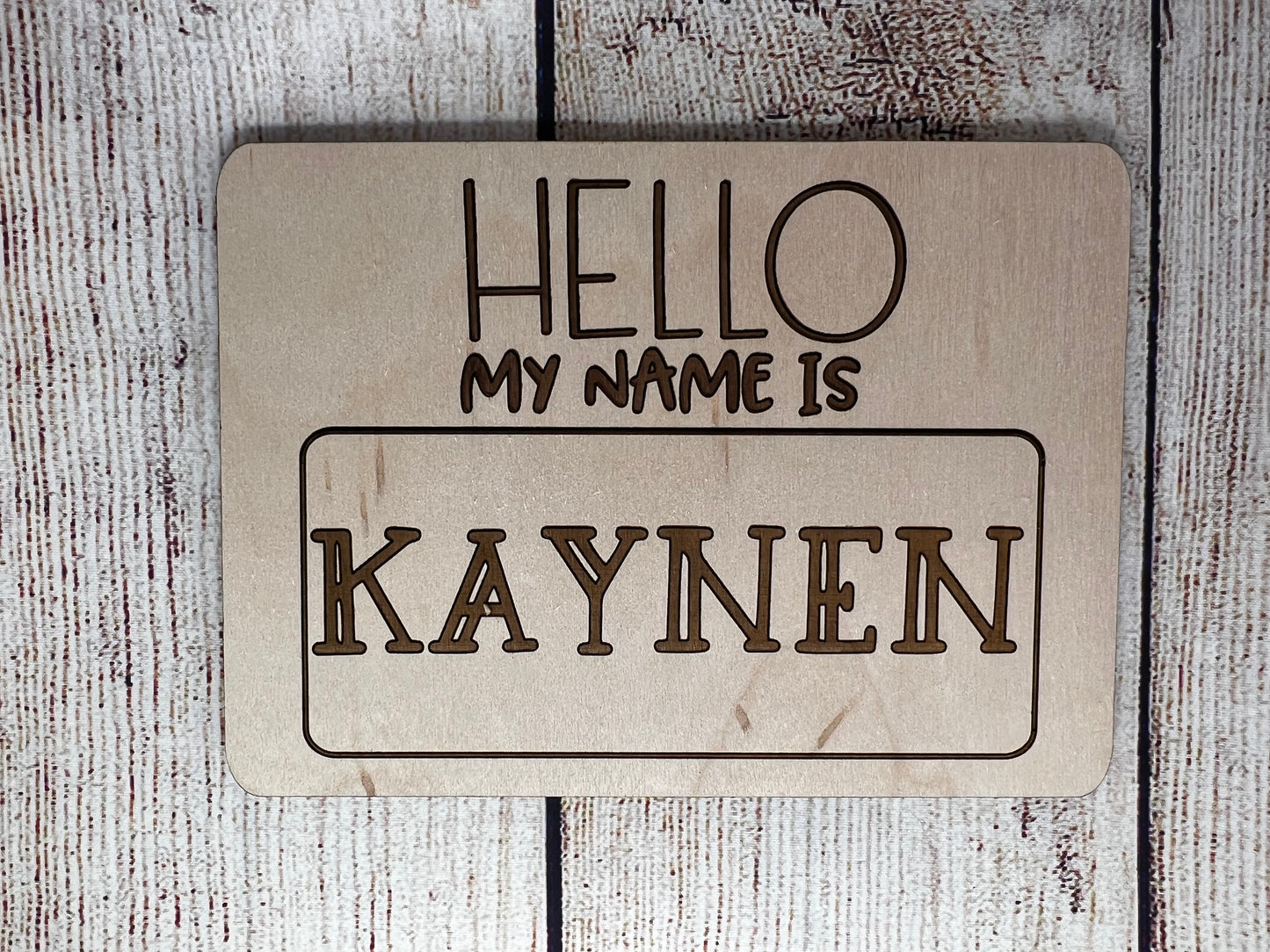 Hello my name is…